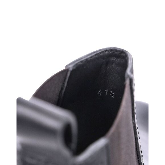 Moncler Lir Chunky Chelsea Boots in Black Leather - Picture 9 of 10